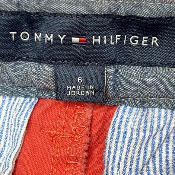 TOMMY Hilfiger Ladies Coral Flat Front Chino Pants Size 6 - Picture 9 of 11